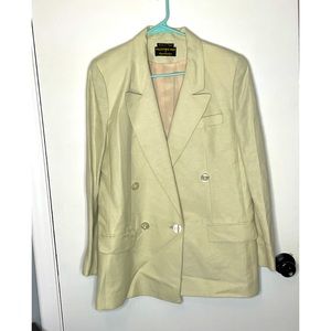 Vintage 1980’s Giorgio Sant Angelo linen lined women’s pant suit size 10